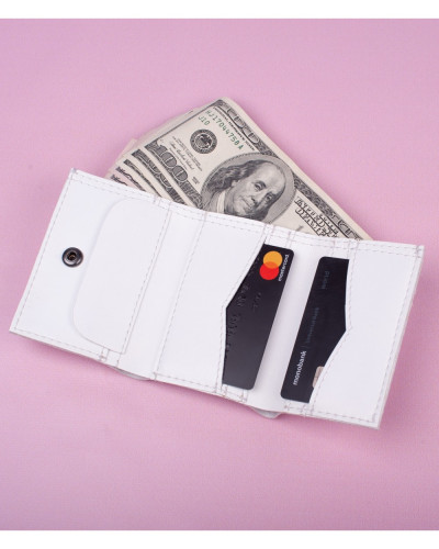 "ROLL" WALLET, ECO LEATHER, WHITE