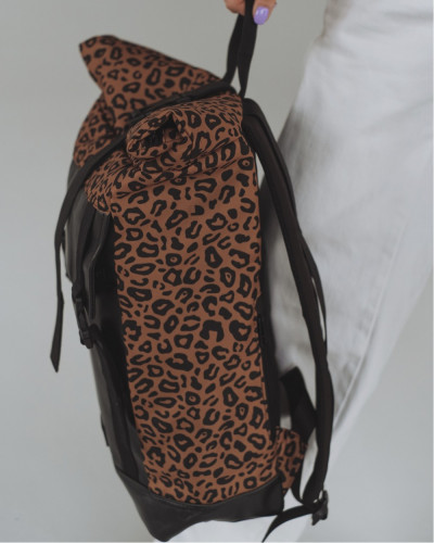 "AVIAROLLTOP" PRINT LEOPARD