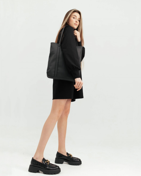 "Office bag" eco-leather, black