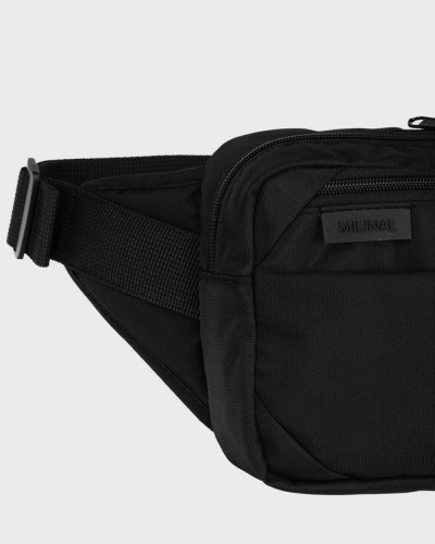 "HIP PACK" POLYESTER, BLACK