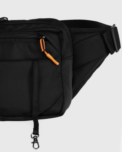 "HIP PACK" POLYESTER, BLACK