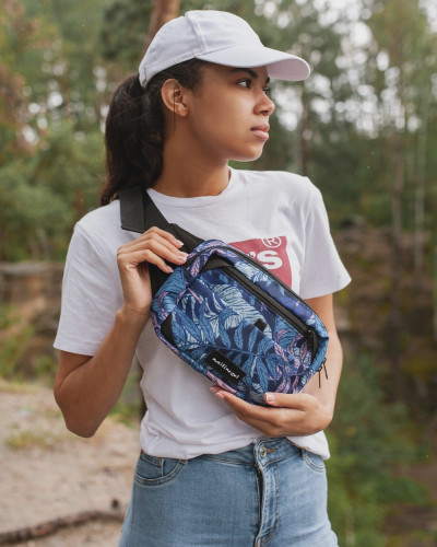 "HIP PACK" PRINT TROPISCH BLAU