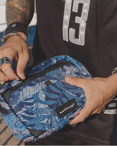 "HIP PACK" PRINT TROPIC BLUE