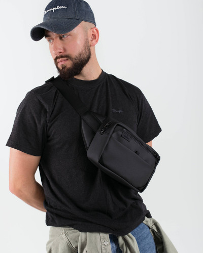 "HIP PACK LARGE" MATTE, BLACK