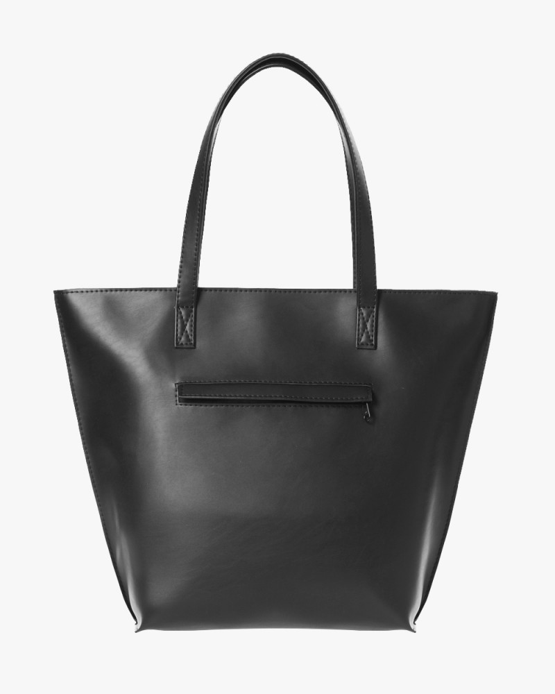 在庫低価Ecoleather Tote Bag 新品未使用　BLACK バッグ
