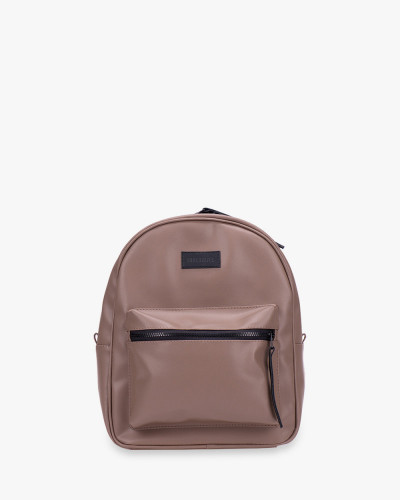 "MINI" + ECO-LEATHER, BROWN