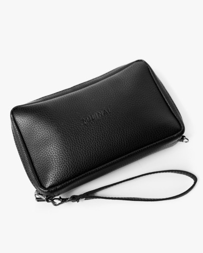 GELDBÖRSE CLUTCH SCHWARZ ,MATT