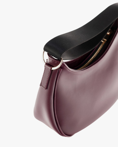 "SADDLE BAG" BURGUNDY