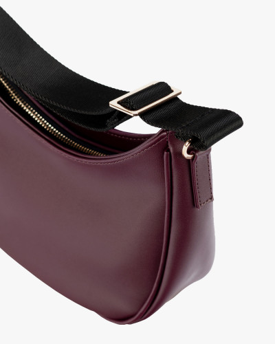 "SADDLE BAG" BURGUNDY