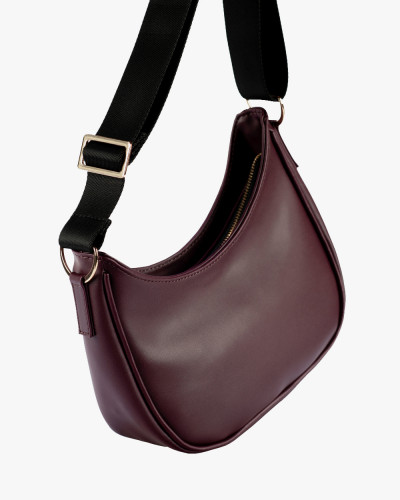 "SADDLE BAG" BURGUNDY