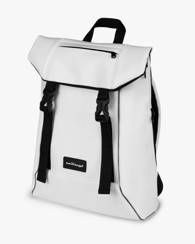 "SHUTTLE ROLL MINI" ECO-LEATHER, WHITE