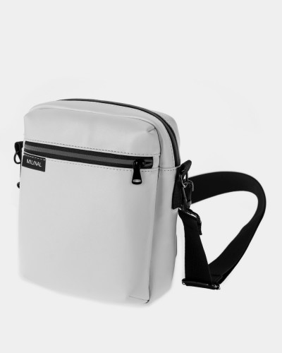 MESSENGER "DOPP" ECO LEATHER, WHITE