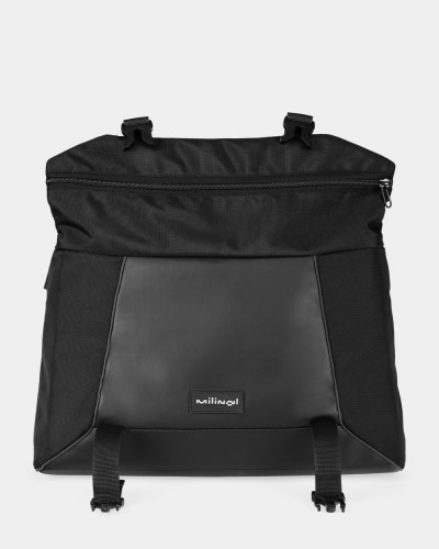 "SHUTTLE MESSENGER ROLL" POLYESTER,BLACK