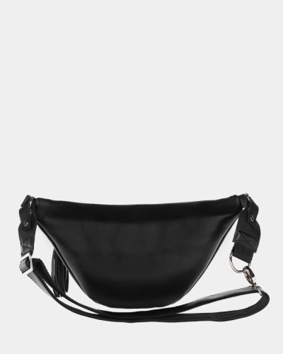 "MOLLY" ECO-LEATHER,BLACK