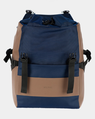 "TRAVELER"BLUE/BEIGE