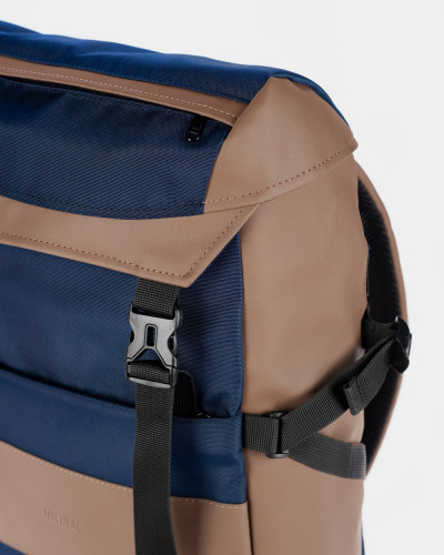 "TRAVELER"BLAU/BEIGE