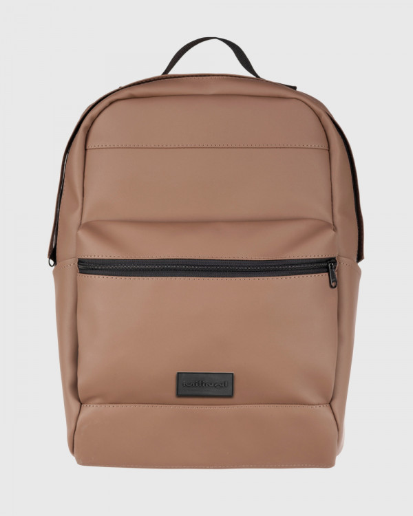 "SHUTTLE CLASSIC" ECO-LEATHER,DARK BEIGE