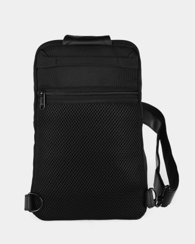 "SHUTTLE UNO BAG" POLYESTER, BLACK