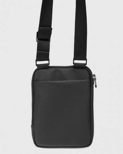 "WALLET BAG" ECO LEATHER, BLACK