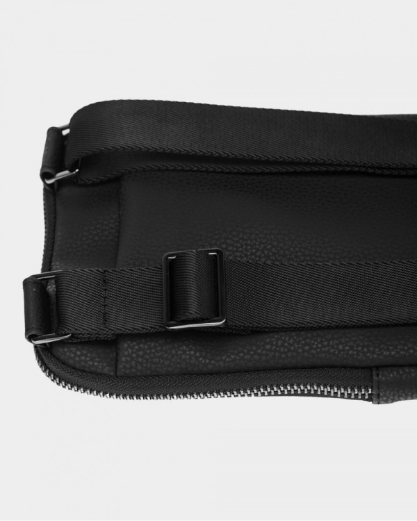 „WALLET BAG“ ÖKO-LEDER, SCHWARZ