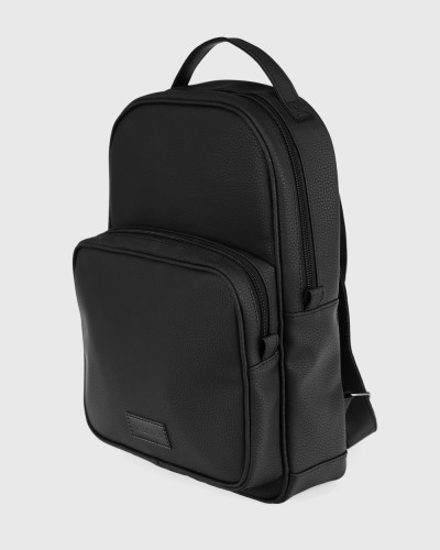 "MONO MINI 01" ECO-LEATHER, BLACK