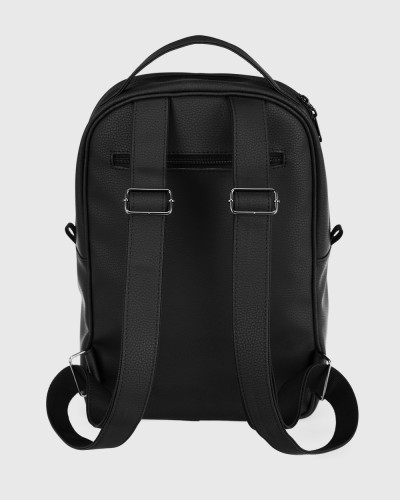 "MONO MINI 01" ECO-LEATHER, BLACK