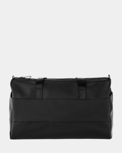 "BAREL BAG" ECO-LEATHER, BLACK