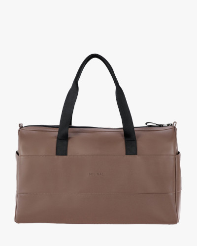 "BAREL BAG" ECO-LEATHER, BEIGE