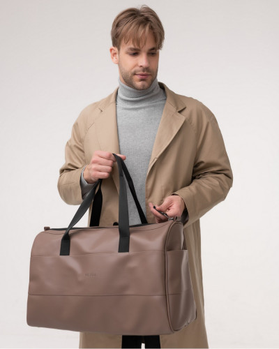 "BAREL BAG" ÖKOLEDER, BEIGE