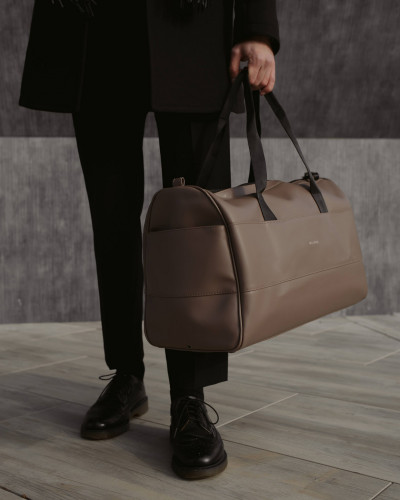 "BAREL BAG" ÖKOLEDER, BEIGE