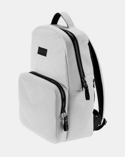 "CHROME" ECO-LEATHER, WHITE