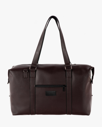 "UNIVERSAL BAG 01" ECO-LEATHER,BROWN