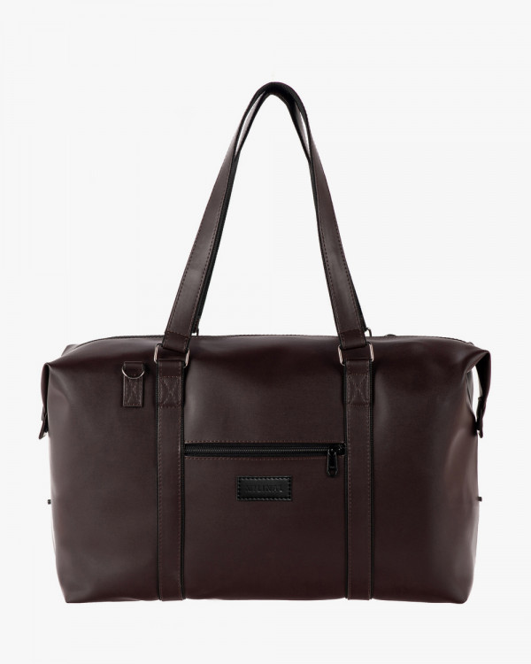 "UNIVERSAL BAG 01" ECO-LEATHER,BROWN