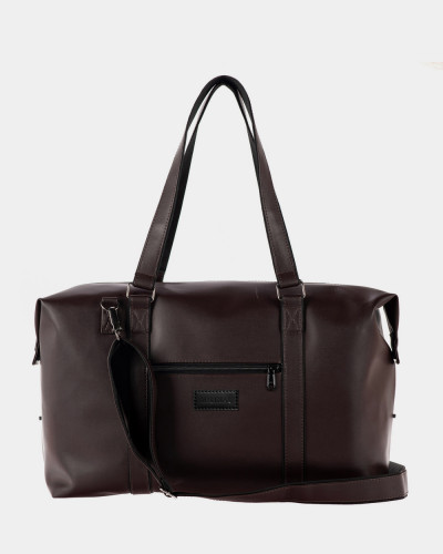 "UNIVERSAL BAG 01" ECO-LEATHER,BROWN