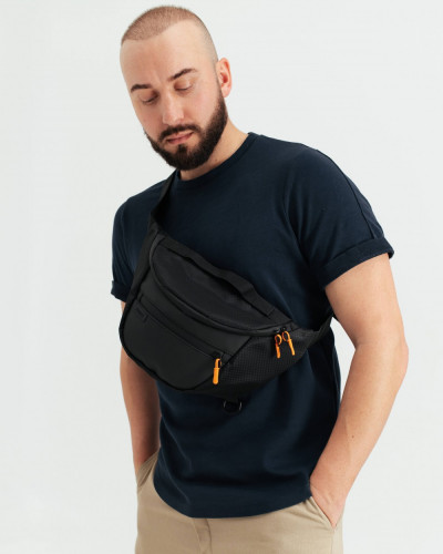 „TECH BAG“ POLYESTER, NEO SCHWARZ