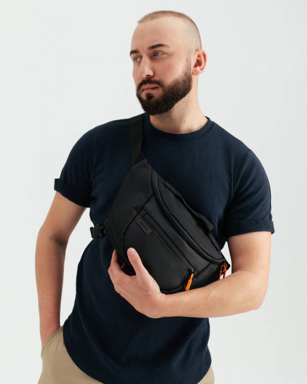 „TECH BAG“ POLYESTER, NEO SCHWARZ