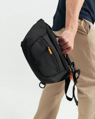 „TECH BAG“ POLYESTER, NEO SCHWARZ