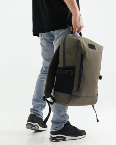 "DROP" POLIESTER, KHAKI