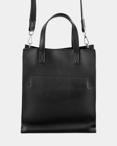 "BLAIR" ECO-LEATHER, BLACK