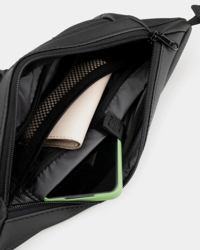 "SHUTTLE BAG" MATTE, BLACK