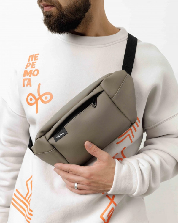 "SHUTTLE BAG" MATTE, GRAY