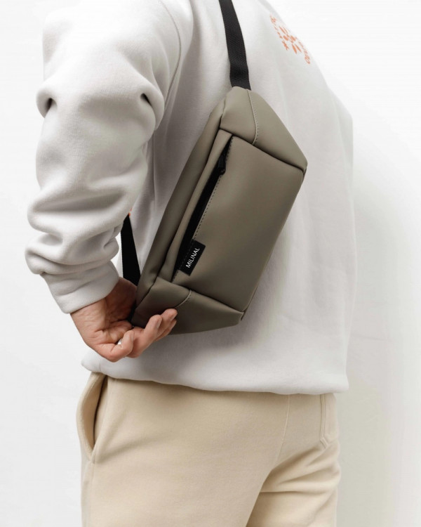 "SHUTTLE BAG" MATTE, GRAY