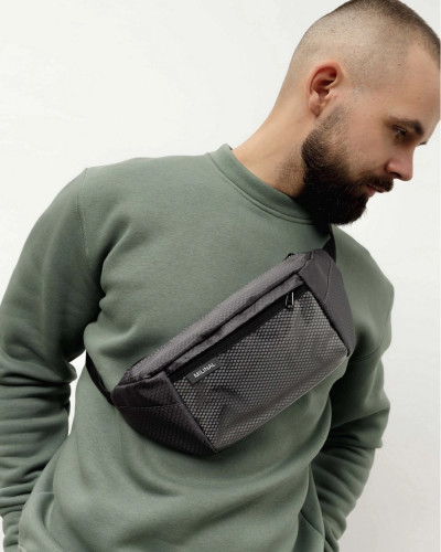 "SHUTTLE BAG" POLYESTER, NEO GRAY